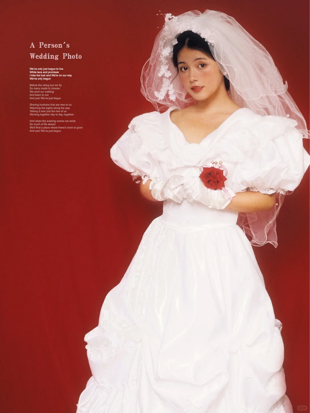 女生一定要拍一次的单人婚纱照 |复古婚纱