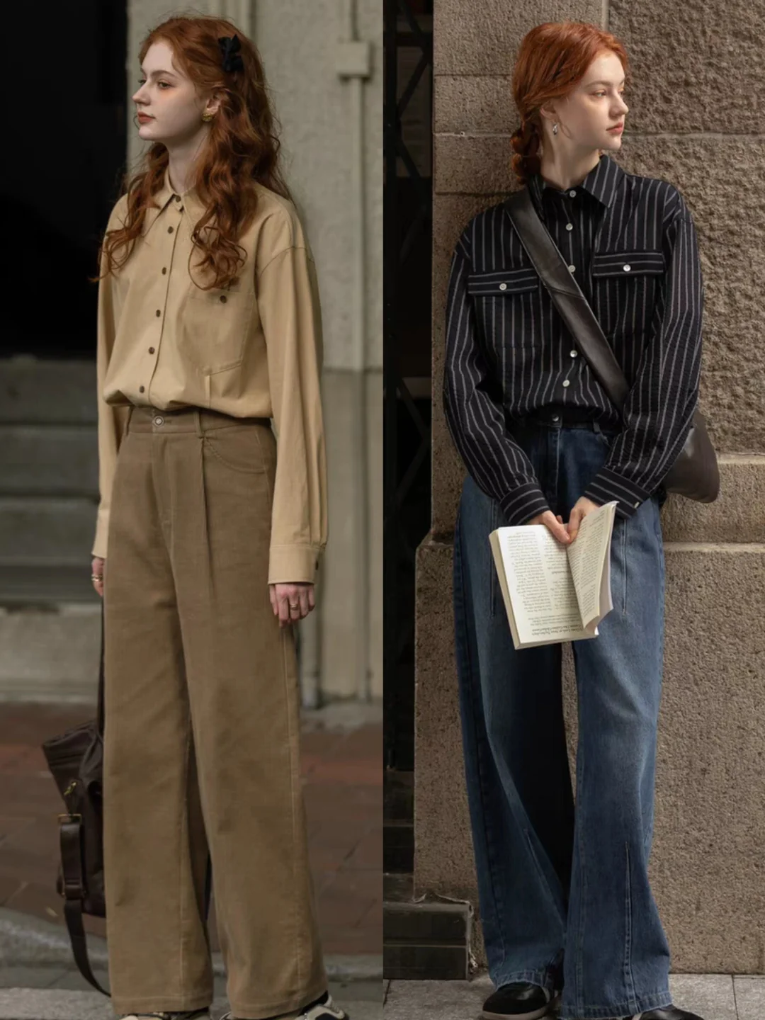“🍁秋意渐浓”法式复古电影感穿搭｜MELLIIY
