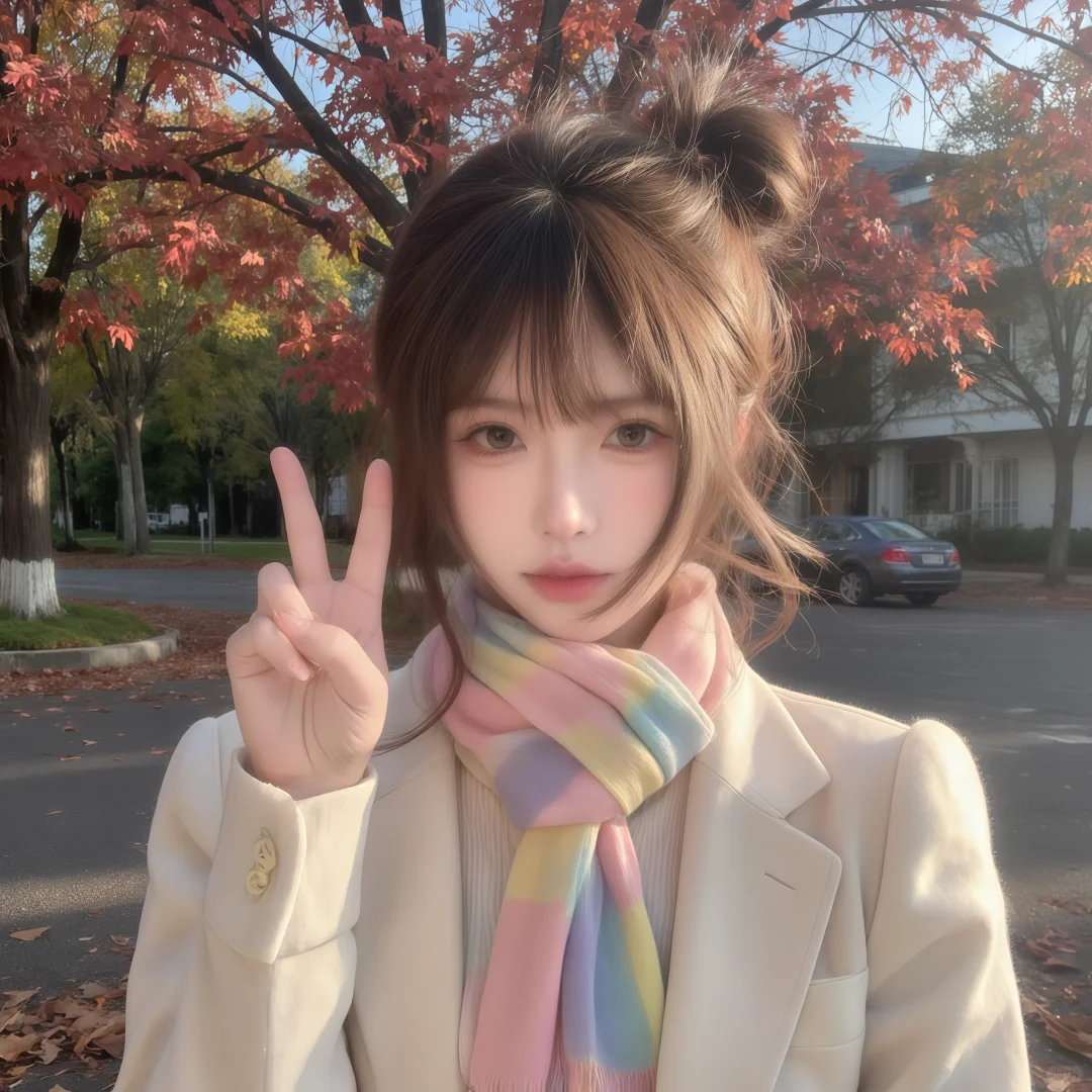 WeChat秋日氛围感女生头像！