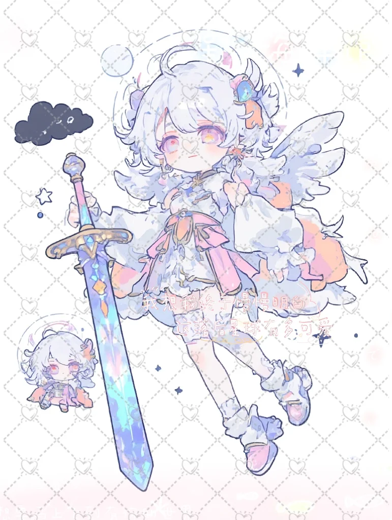 颂设：月夜天使（Q版）