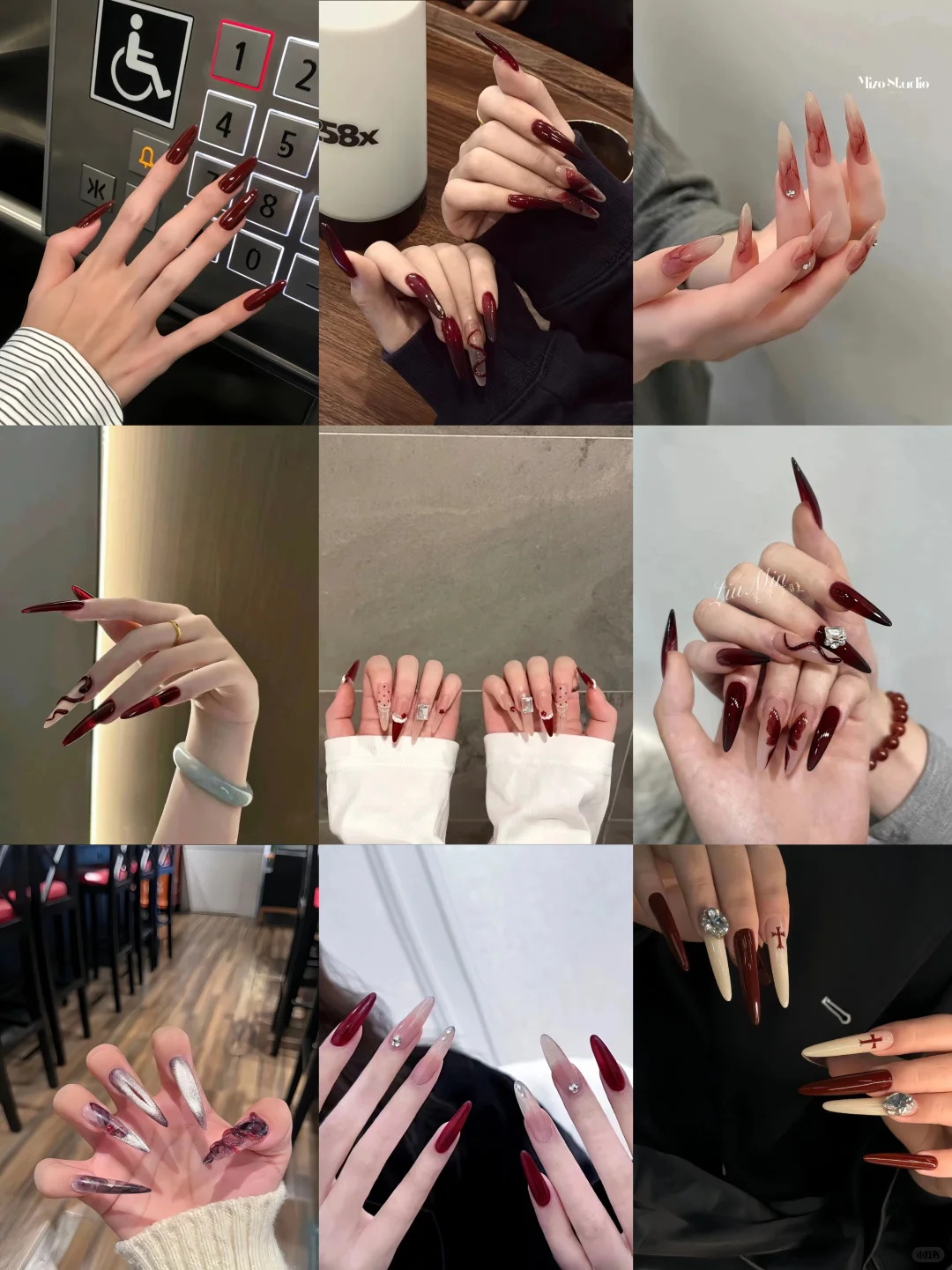 蛇蝎美人才做的美甲！