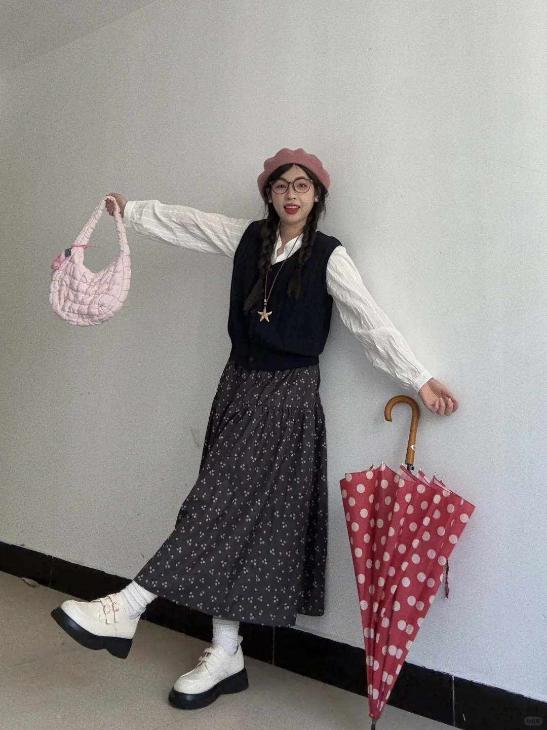 复古文艺乖乖女！！🔗和💰细节标得明明白白‼️