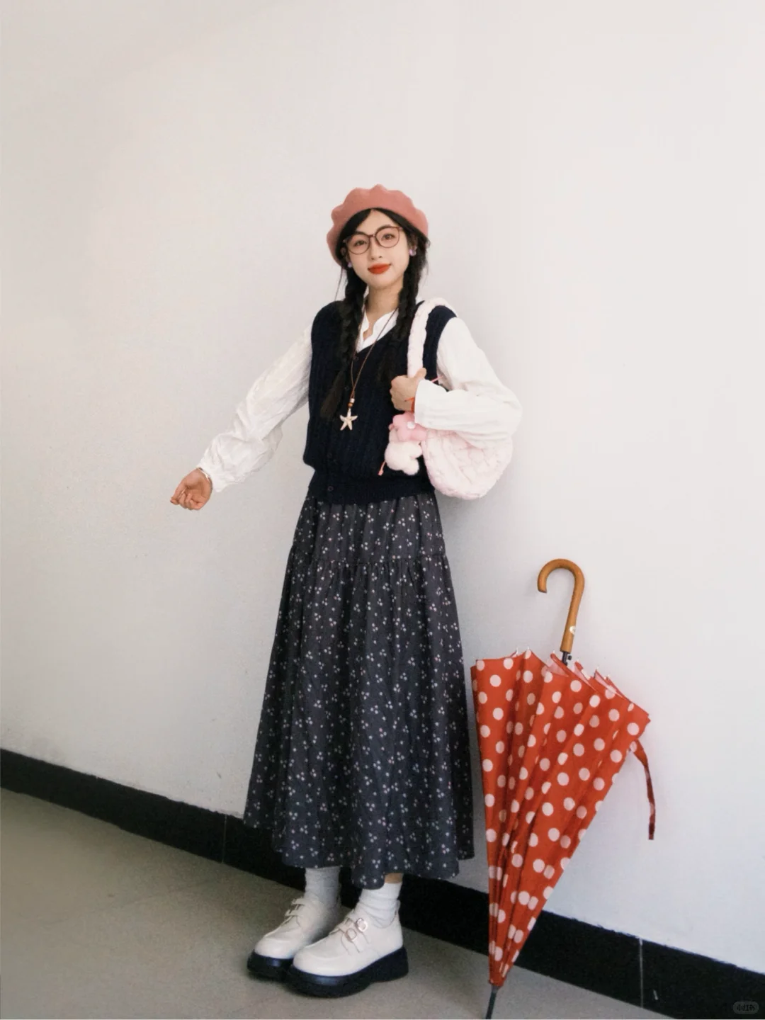 复古文艺乖乖女！！🔗和💰细节标得明明白白‼️