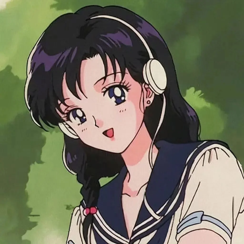 WeChat 复古日漫女生头像 动漫女孩快来～