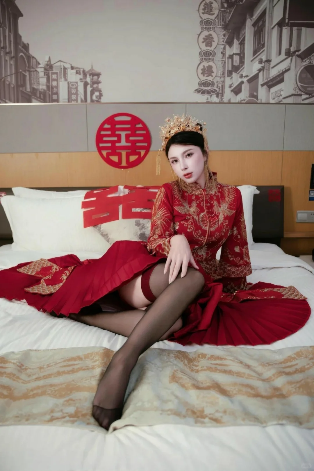 醉美中式婚服秀之秀人小蛮妖《10865》