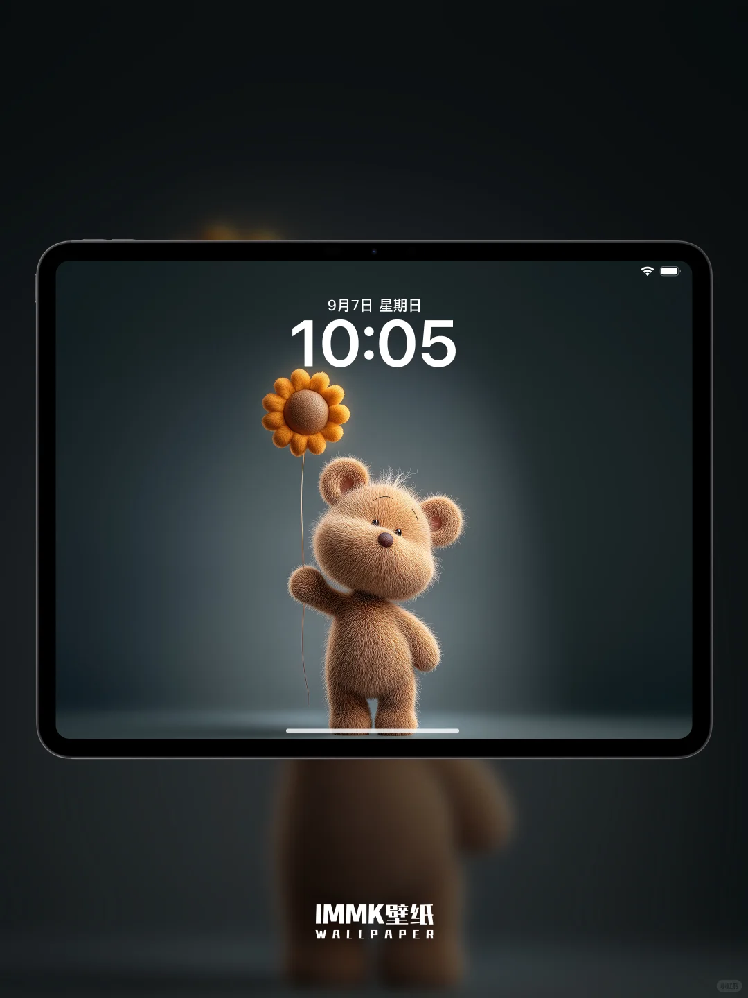 小熊和向日葵的约定，藏在每片金黄花瓣里