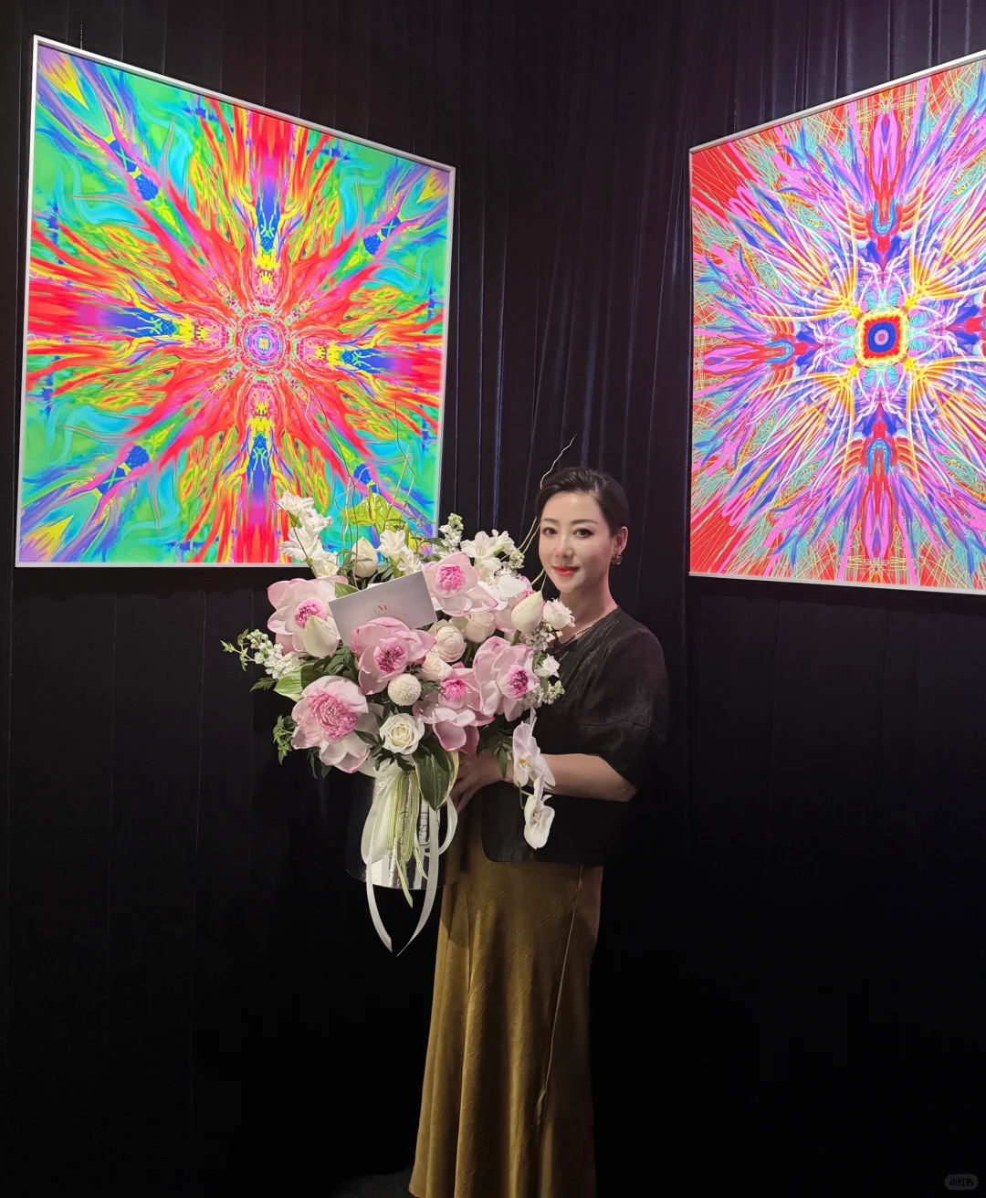 鲜花与我～谁更美