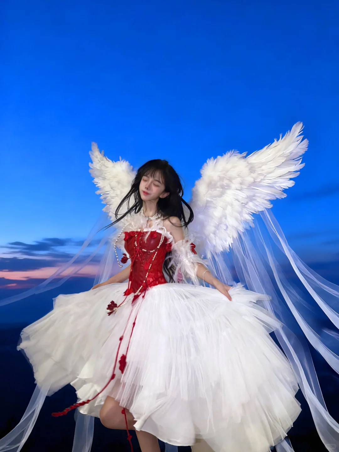 羽落伊甸园🪽玫瑰天使🩸预制好万圣节穿搭了