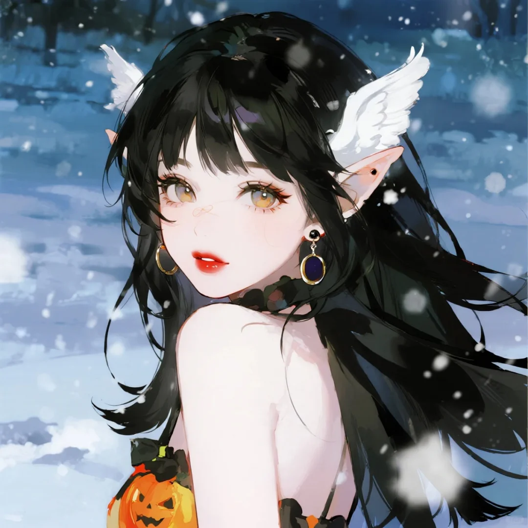 【女生头像】万圣节超美天使装！