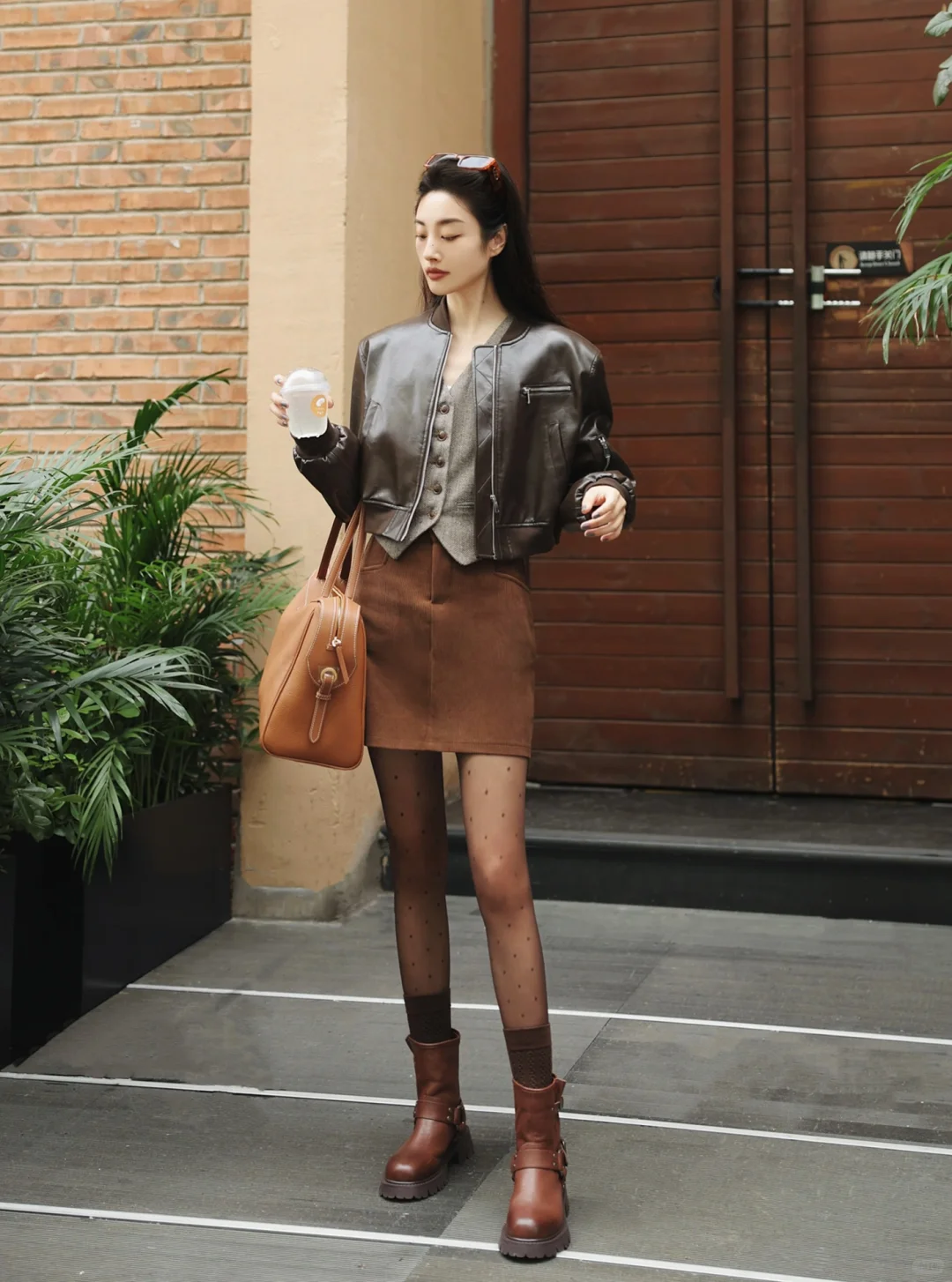 复古美拉德｜飒气与女人味并不冲突