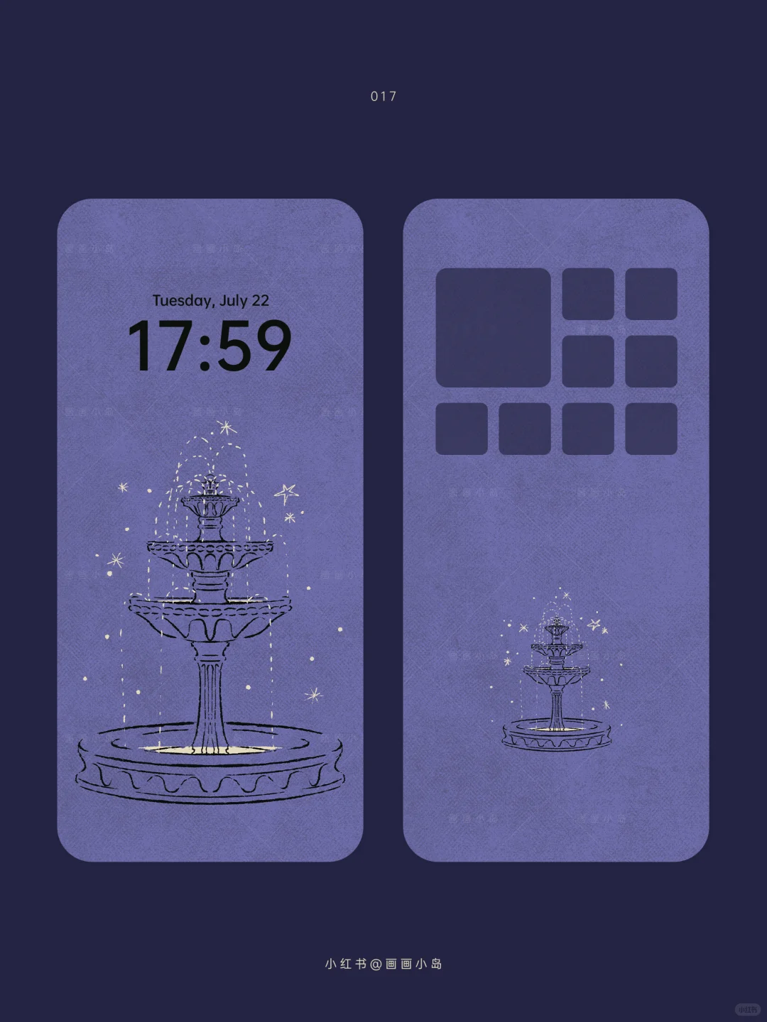 手机壁纸 | 闪光喷泉⛲️✨| 017