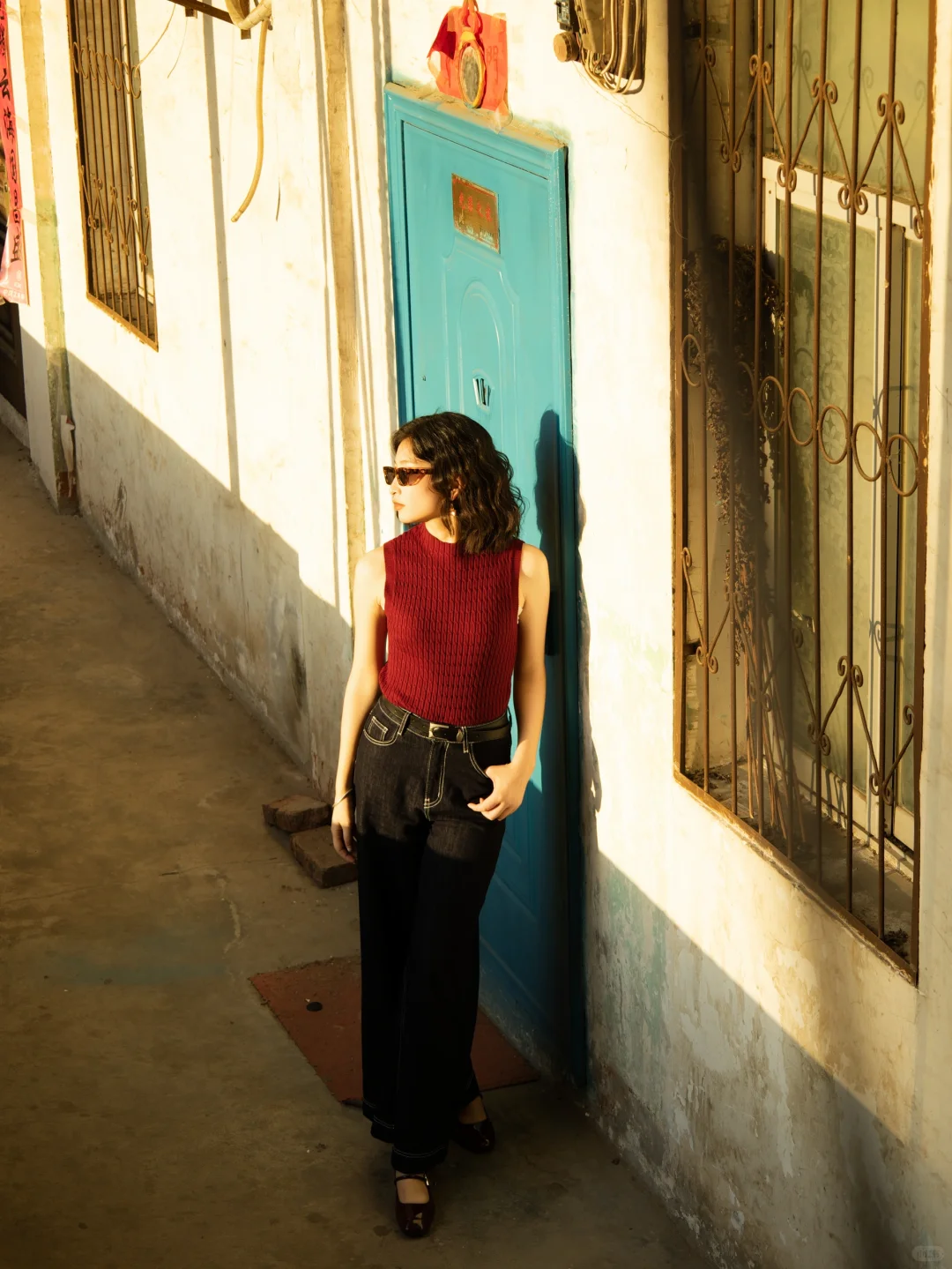 港风文艺片-老楼和夕阳给的复古感