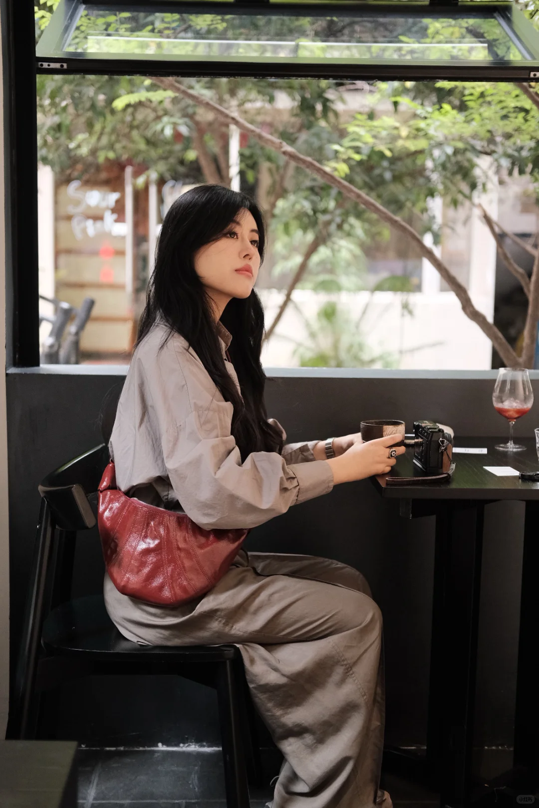 “轻复古文艺女孩”秋日outfit*4