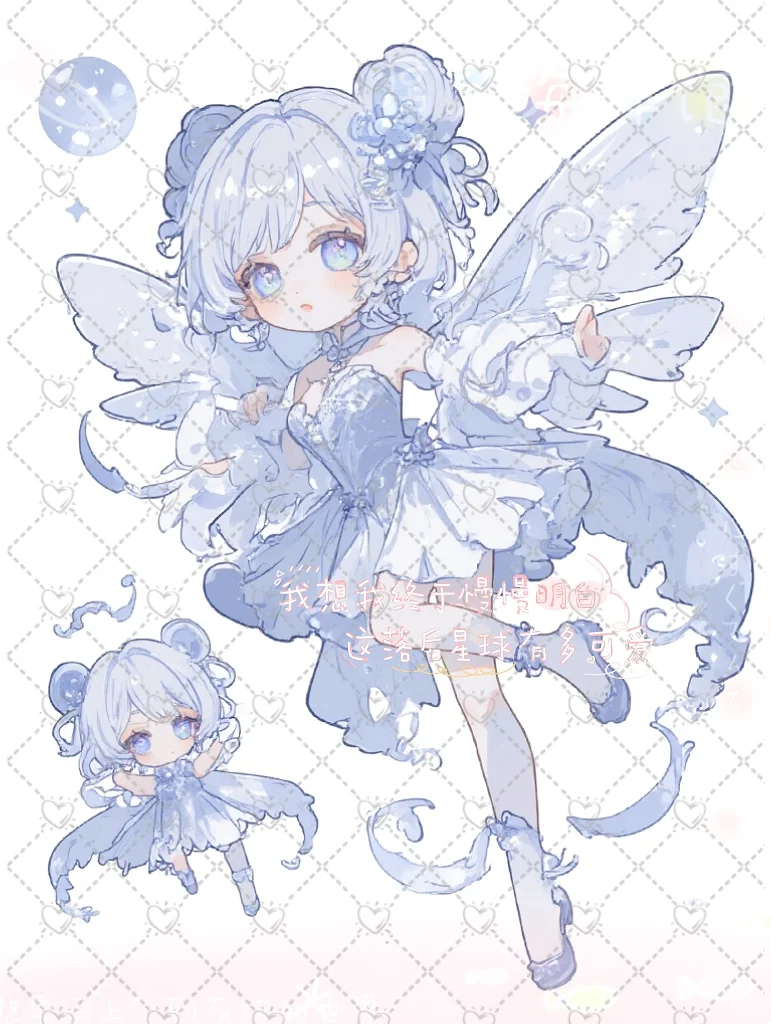 颂设：月夜天使（Q版）