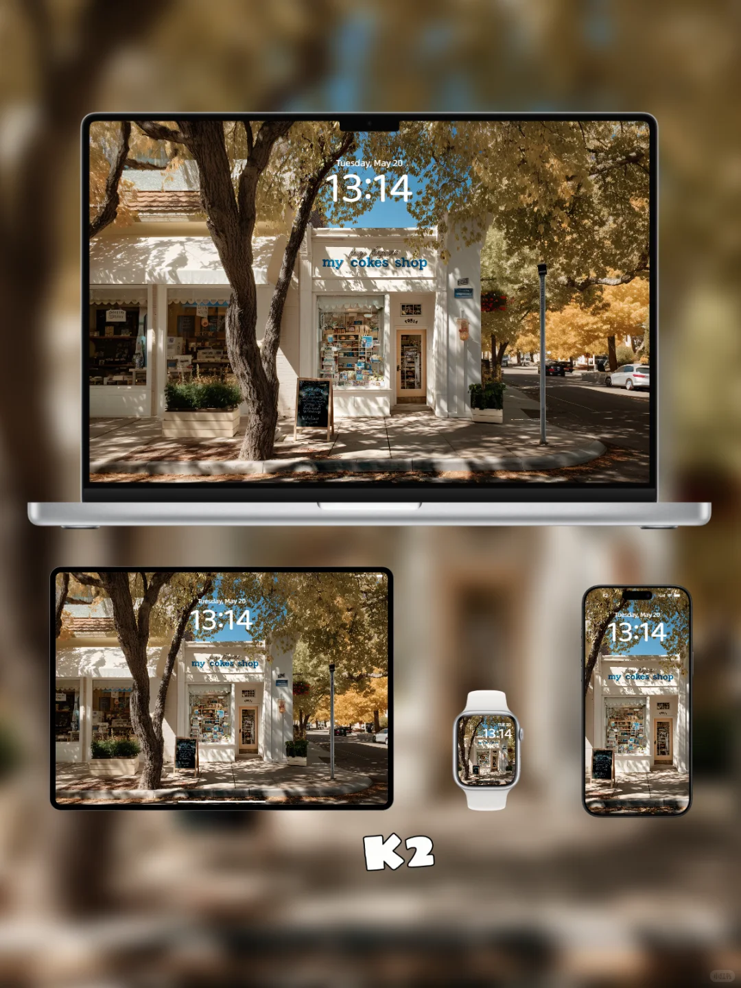 秋日阳光下的甜蜜邂逅🍂丨每日壁纸分享