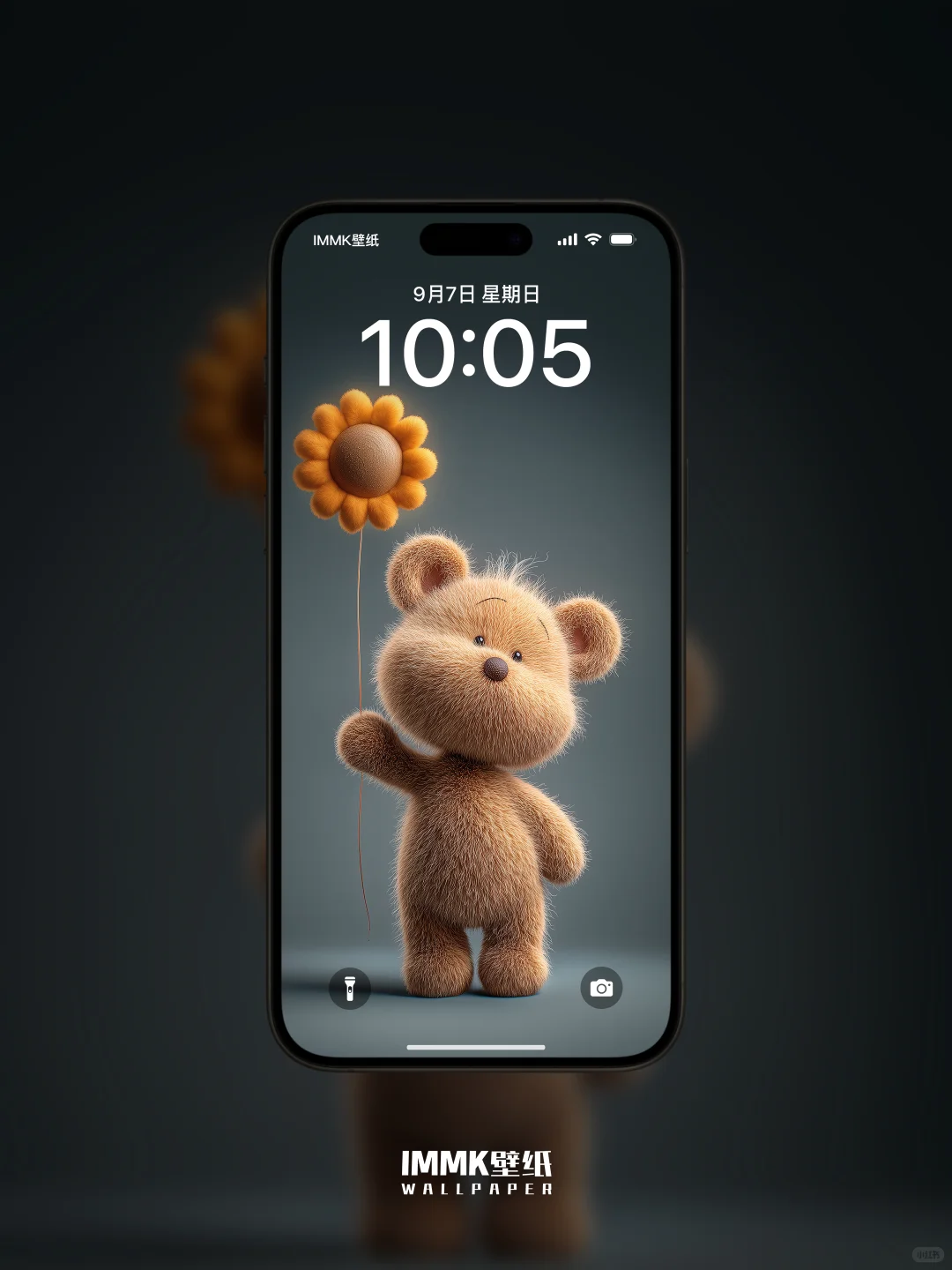 小熊和向日葵的约定，藏在每片金黄花瓣里