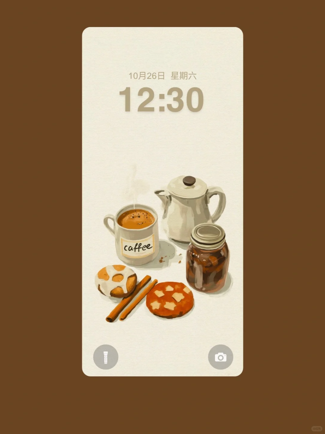 治愈系壁纸｜肉桂治愈冬天