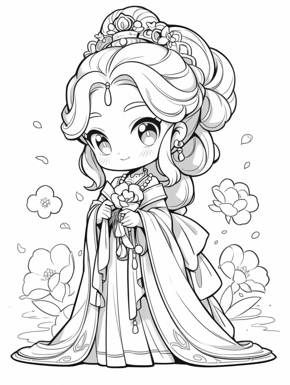 动漫人物线稿合集～黑白动漫