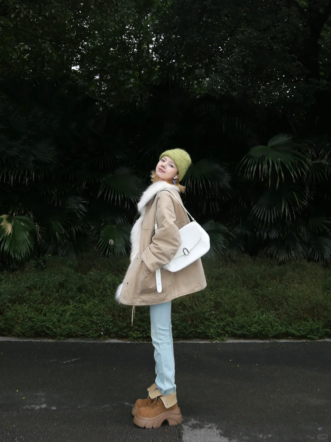 真没p腿！！这件入冬保暖战袍未免泰显瘦了点