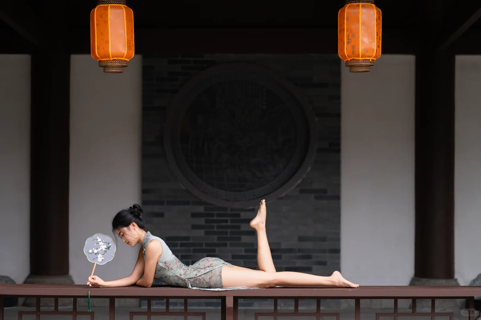 这组中式写真的造型难度有点大哦