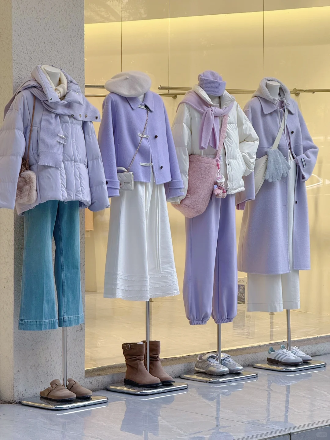 48套❗️冬季韩女氛围感穿搭🇰🇷每一套都好爱