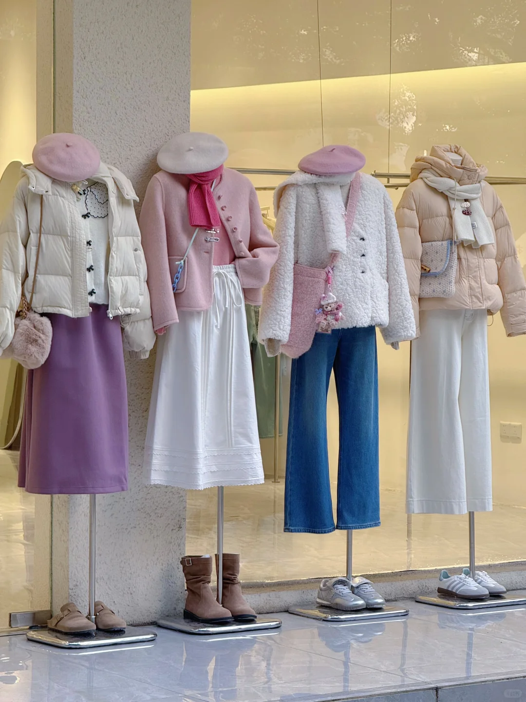 48套❗️冬季韩女氛围感穿搭🇰🇷每一套都好爱