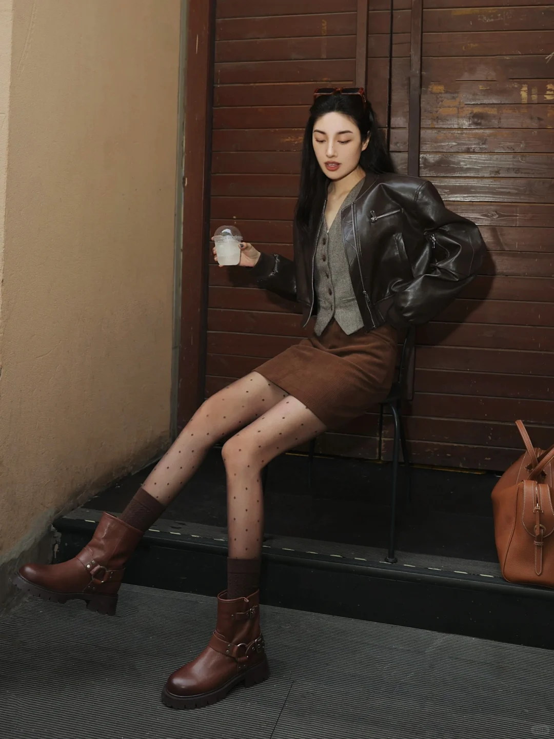 复古美拉德｜飒气与女人味并不冲突