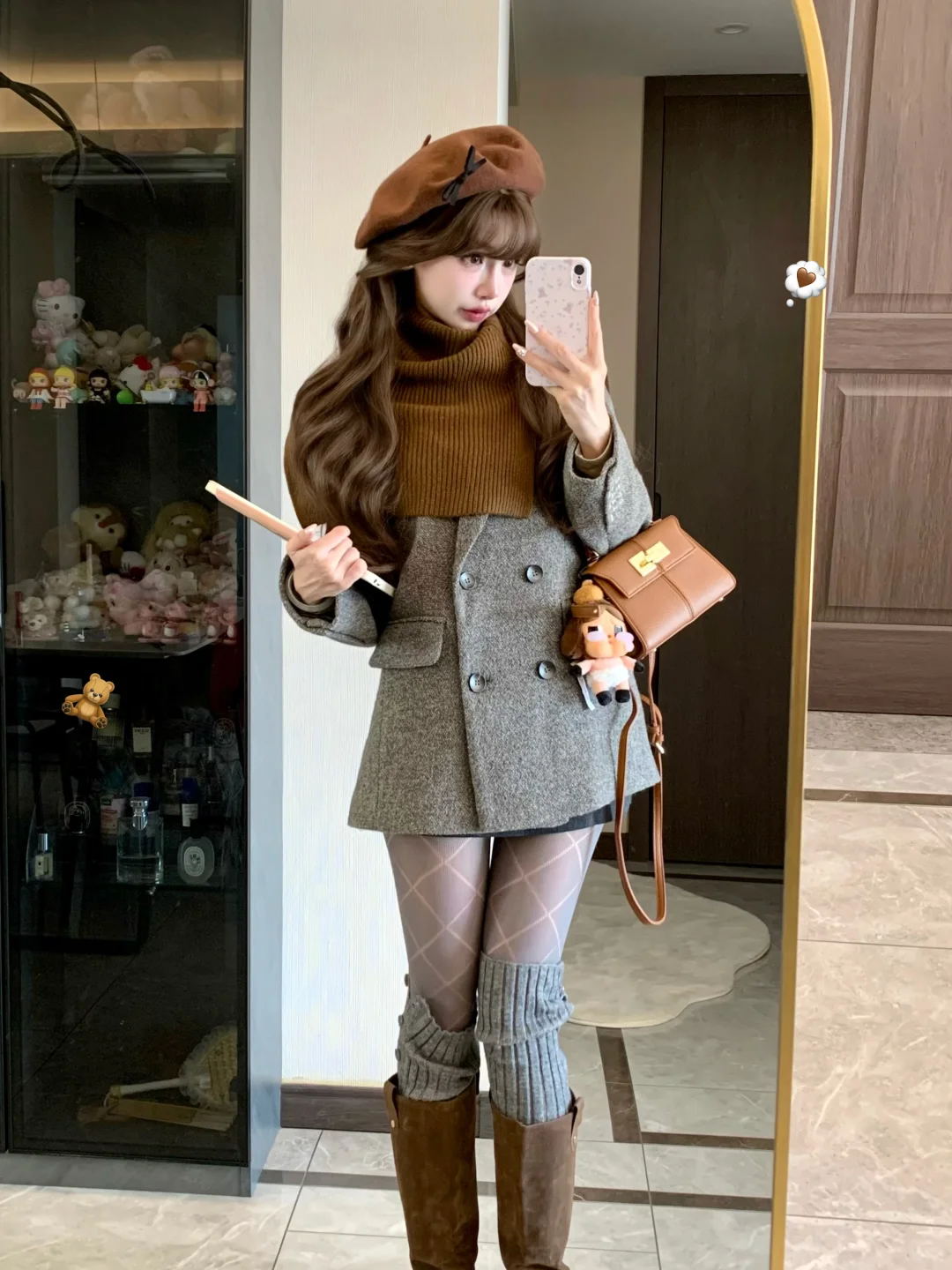 韩系复古叠穿 🍂˶•⩊•˶