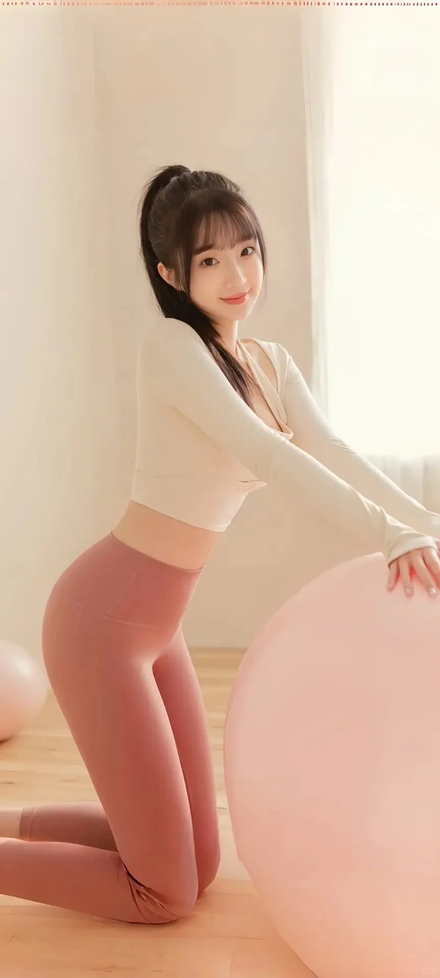 象韵洁｜瑜伽服自带纯欲滤镜