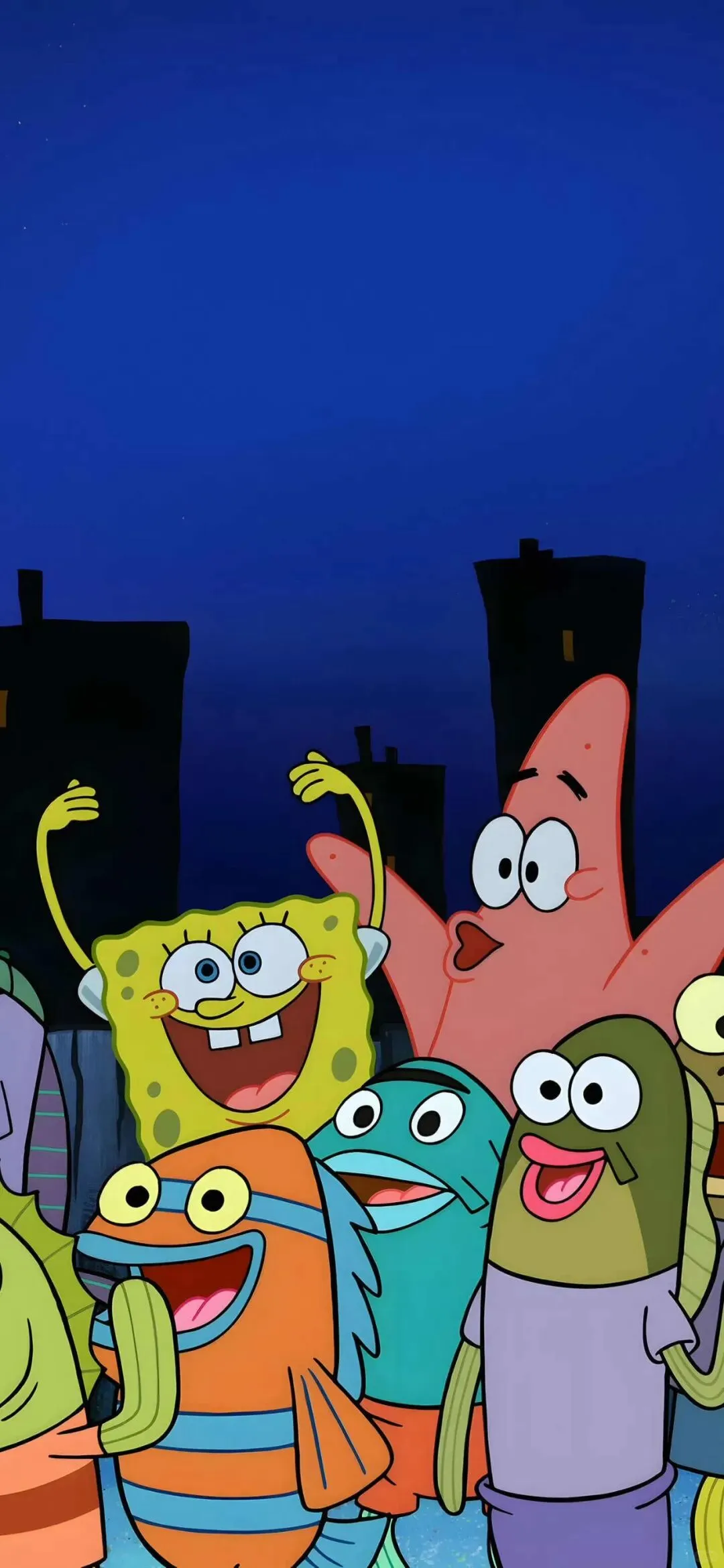 十八张快乐比奇堡之海绵宝宝手机壁纸