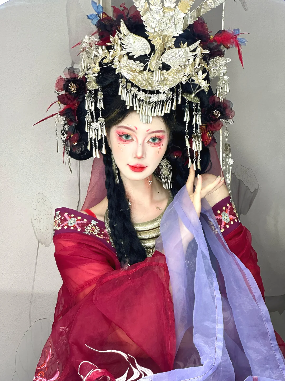 我将选择一套汉服妆造💄👭作为我的解药