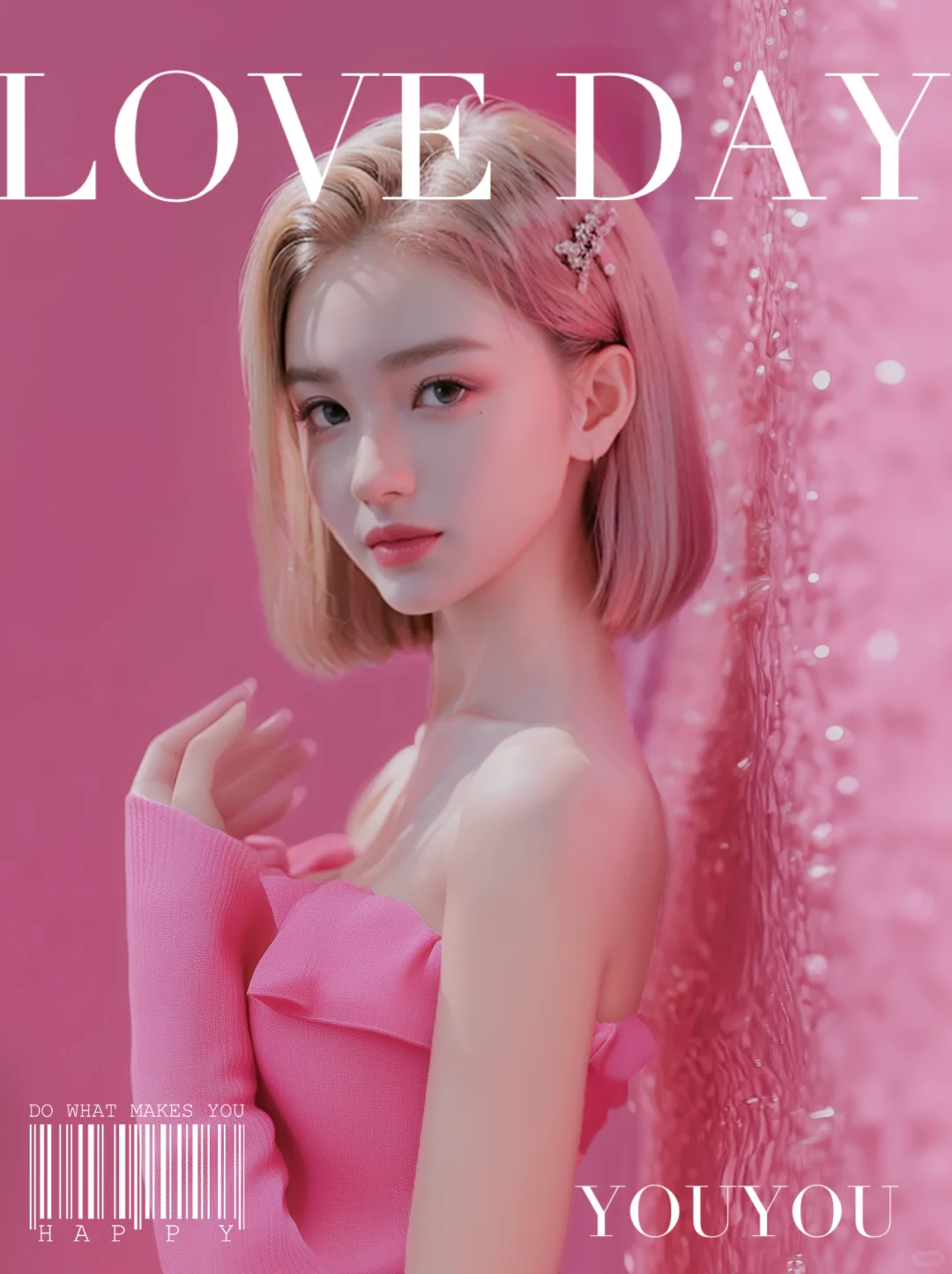 又粉又拽桃花自然来