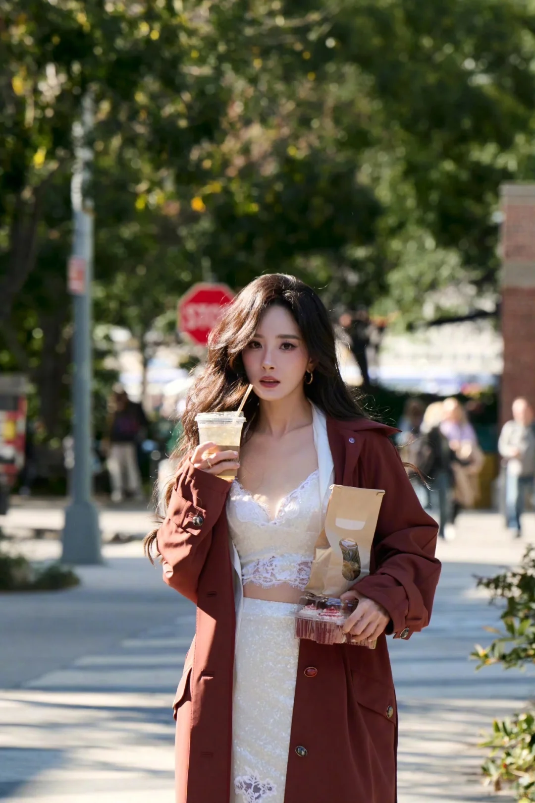 杨幂｜🐦‍⬛幂幂秋冬复古大衣穿搭大赏