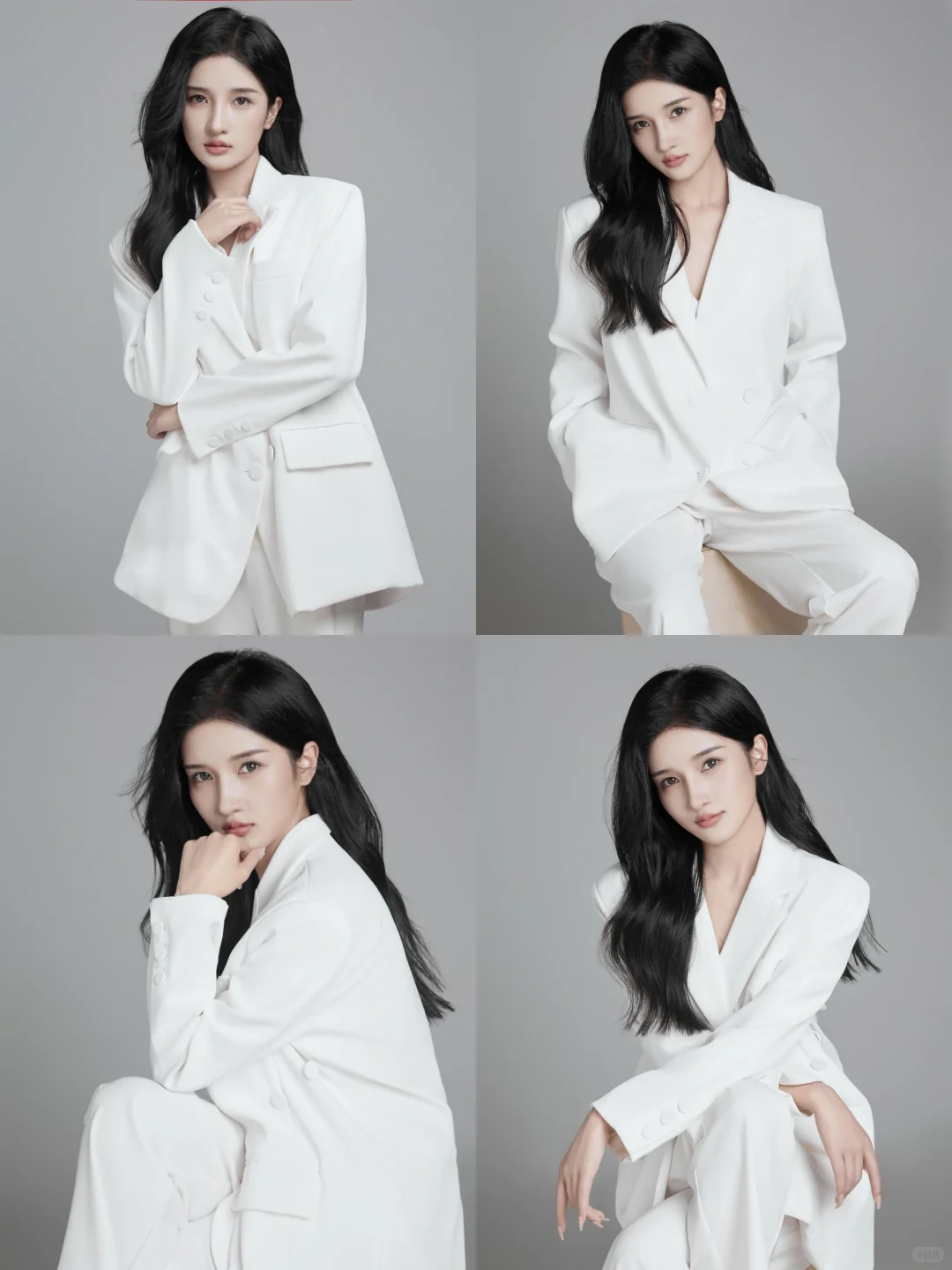 这组简约随性的形象照/拿捏职场✅