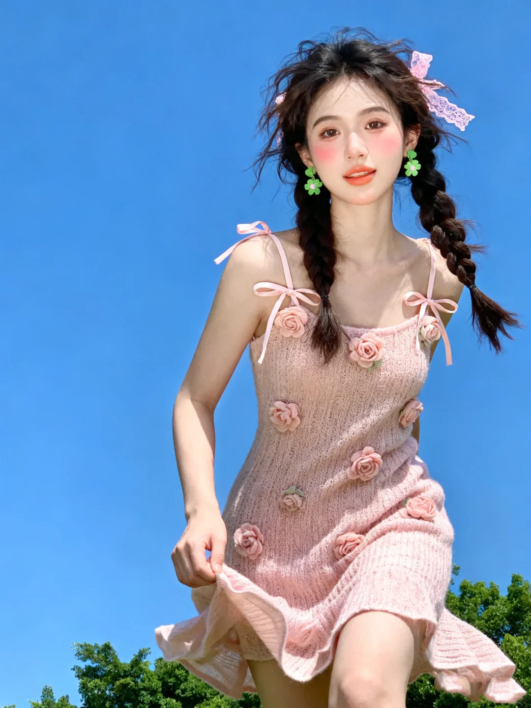 1分钟get同款夏日氧气甜妹写真～（附口令）