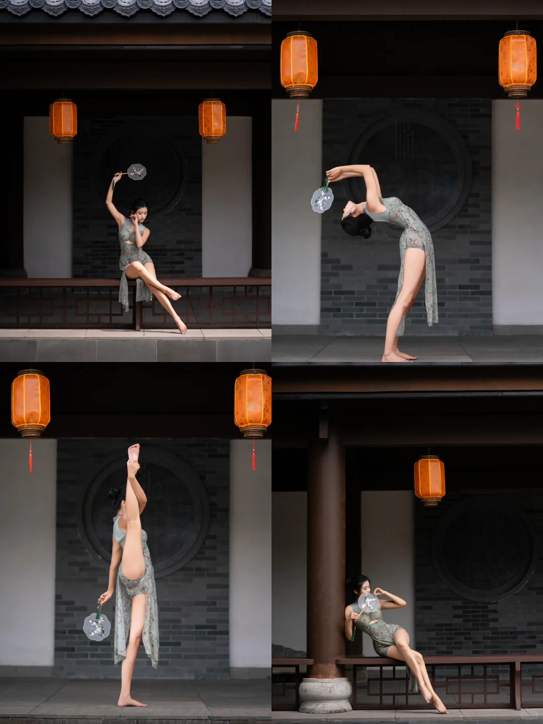 这组中式写真的造型难度有点大哦