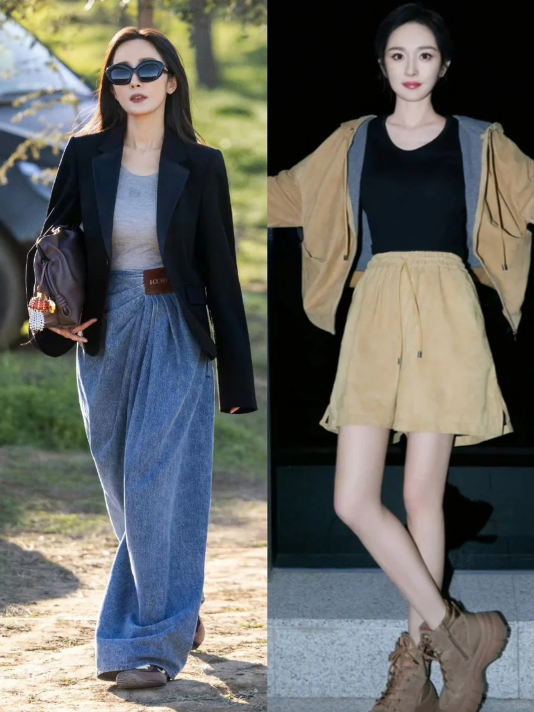 中年少女慵懒女神风学杨幂穿搭