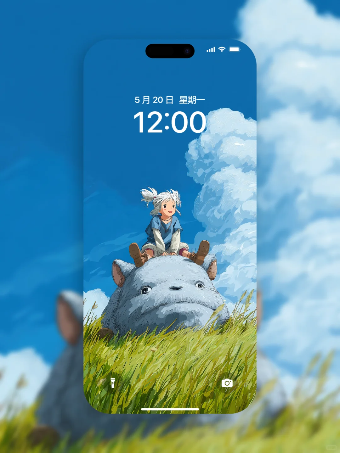 iOS深景手机壁纸 今天整点可爱的史迪仔仔