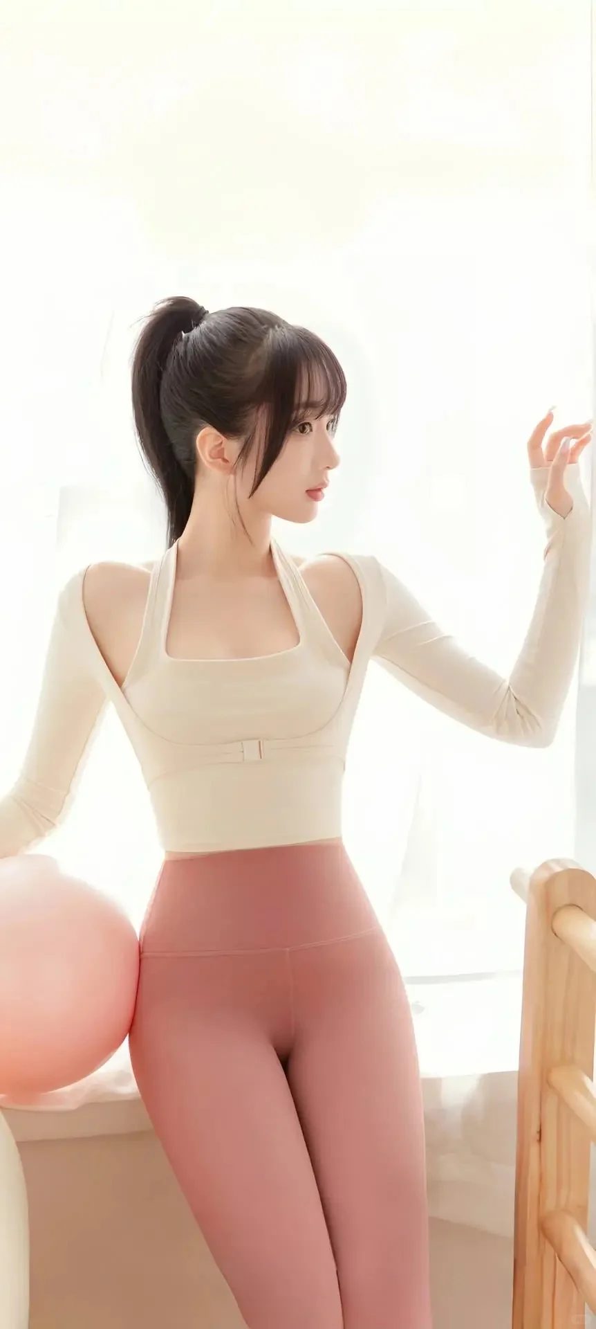 象韵洁｜瑜伽服自带纯欲滤镜