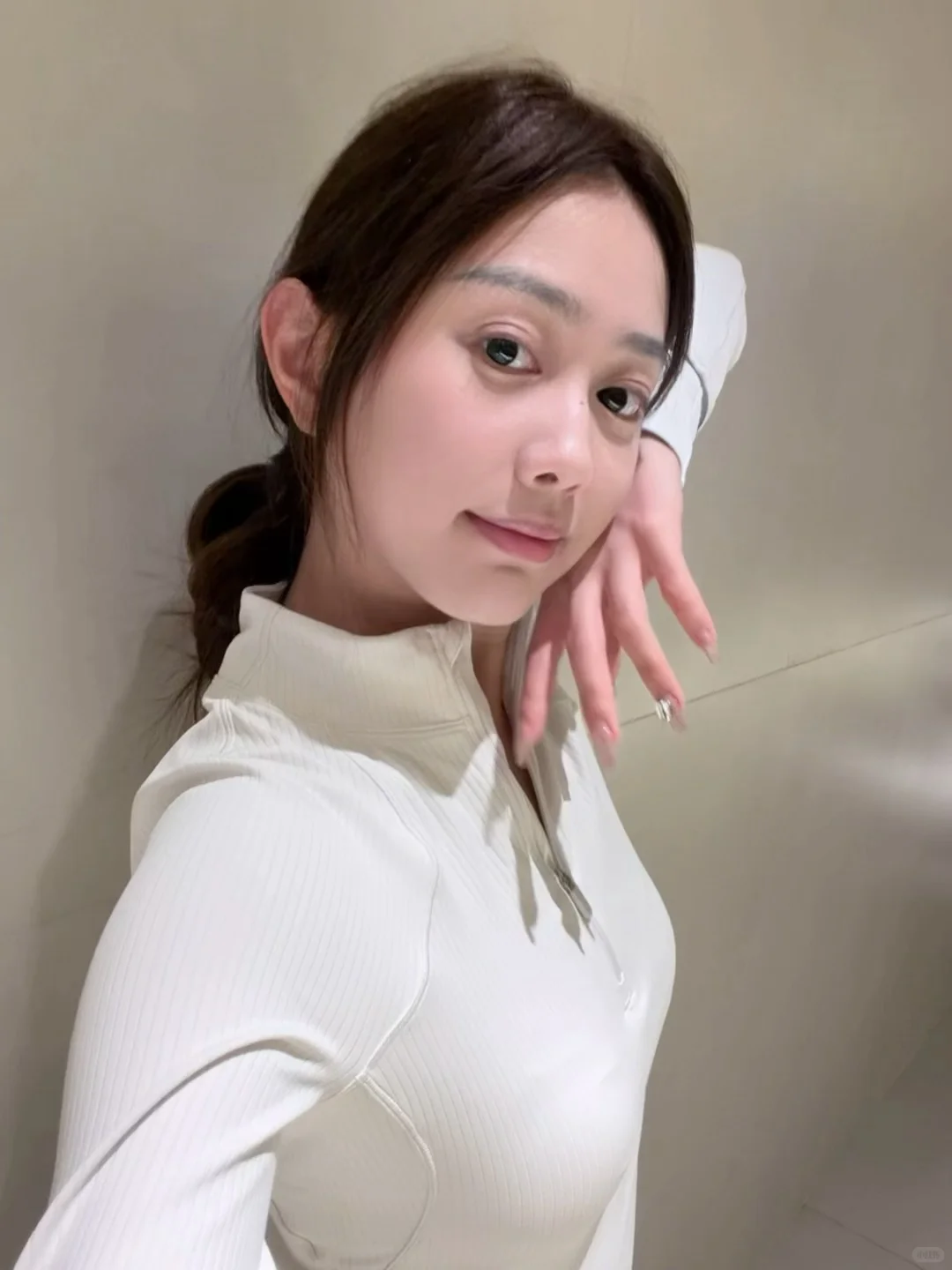 白t瑜伽裤也是无敌存在