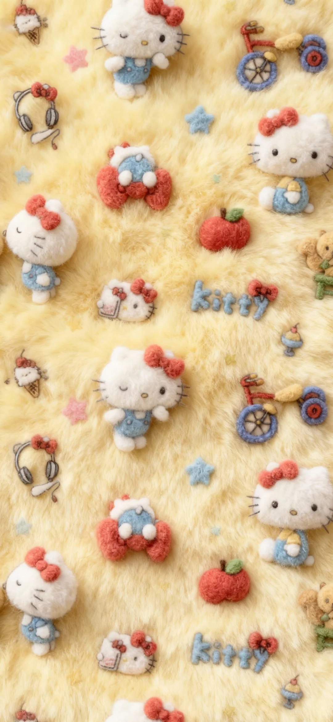 毛茸茸的hellokitty 😍手机壁纸合集