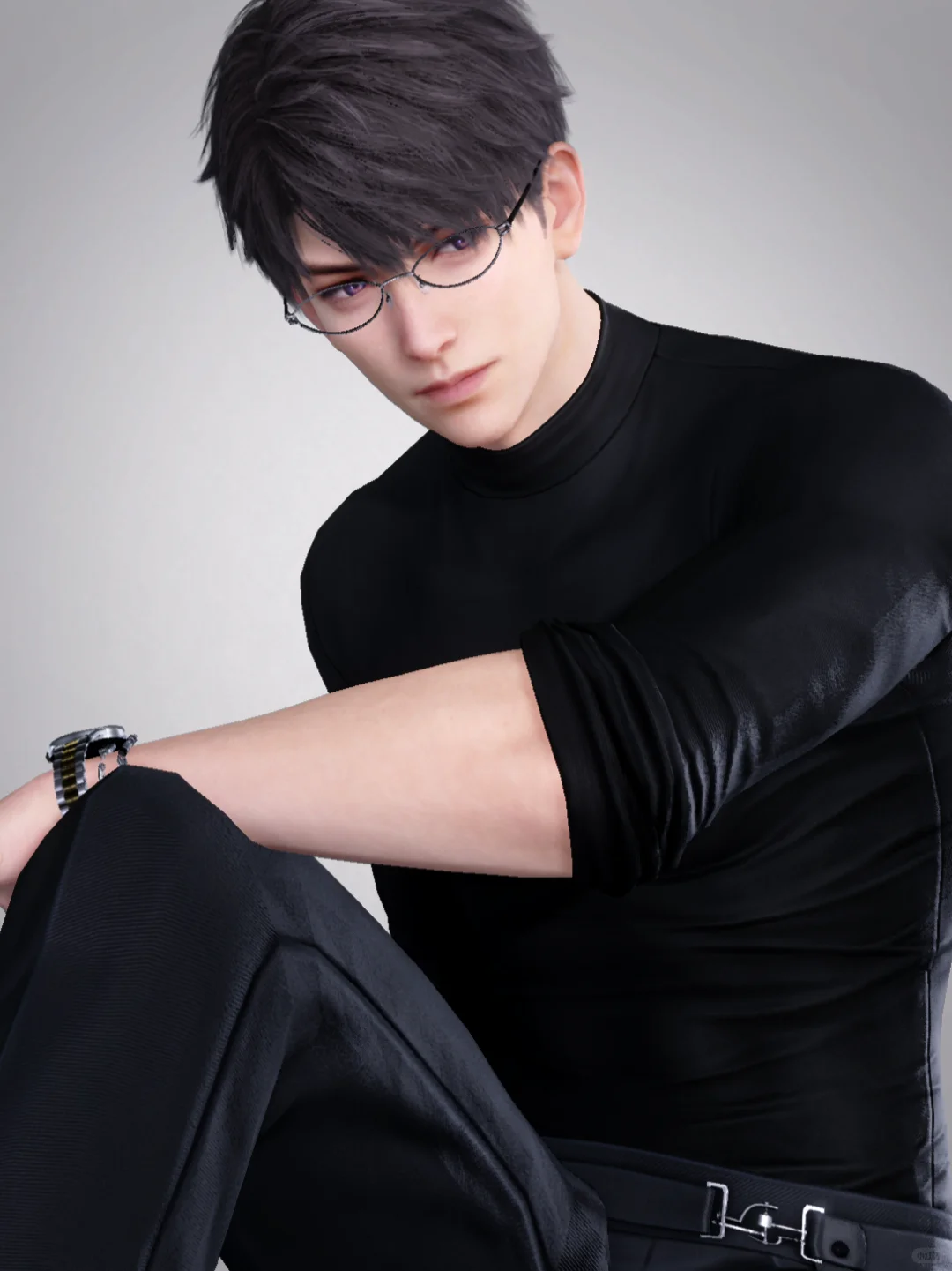 黑色内搭真的很性感