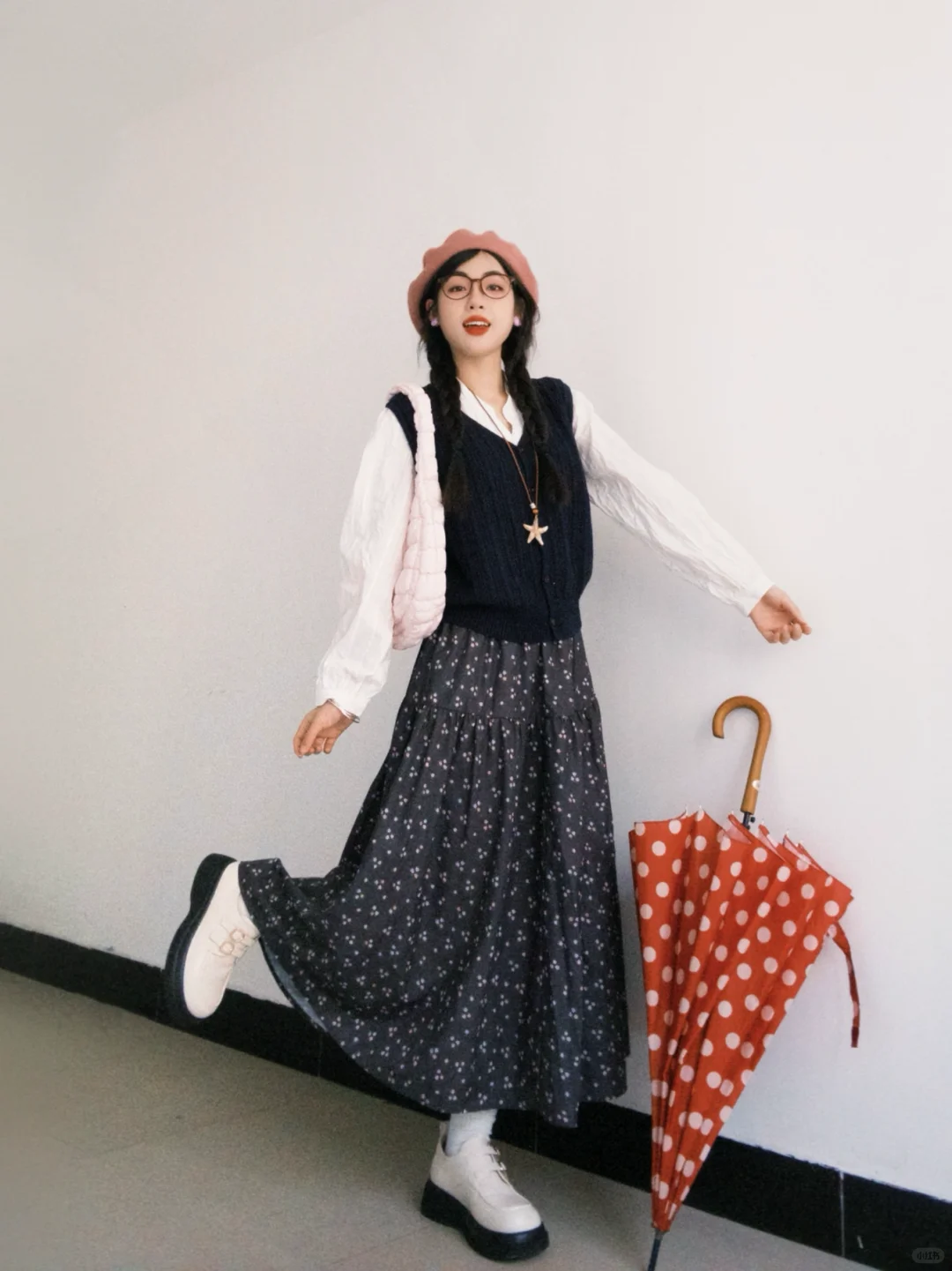 复古文艺乖乖女！！🔗和💰细节标得明明白白‼️