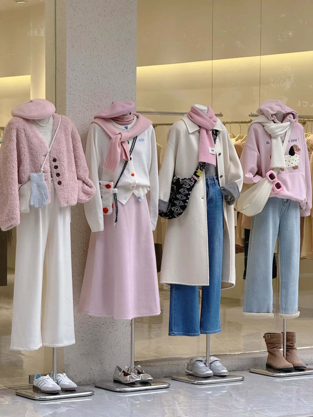 48套❗️冬季韩女氛围感穿搭🇰🇷每一套都好爱