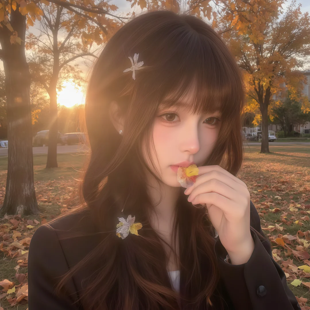 WeChat秋日氛围感女生头像！