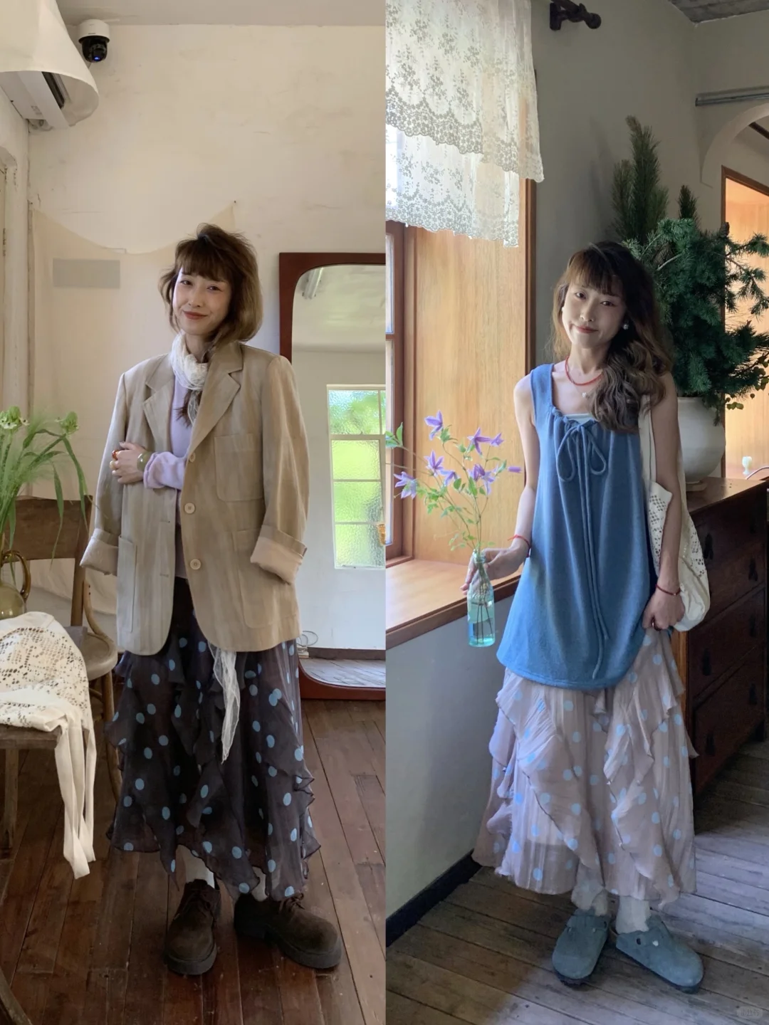 18套复古文艺女生ootd！