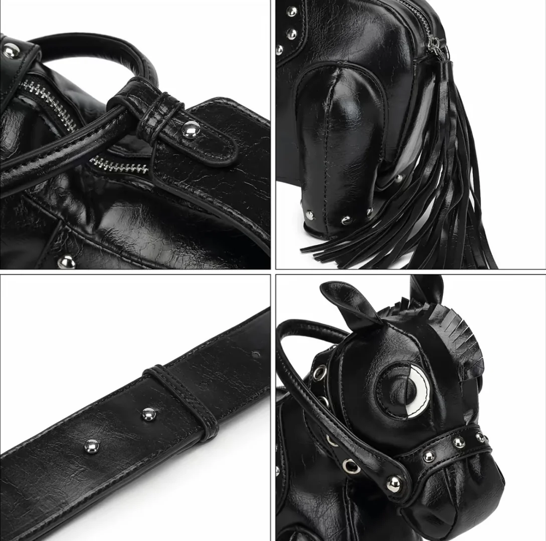 2025新款甜妹酷辣妹风个性创意小马动