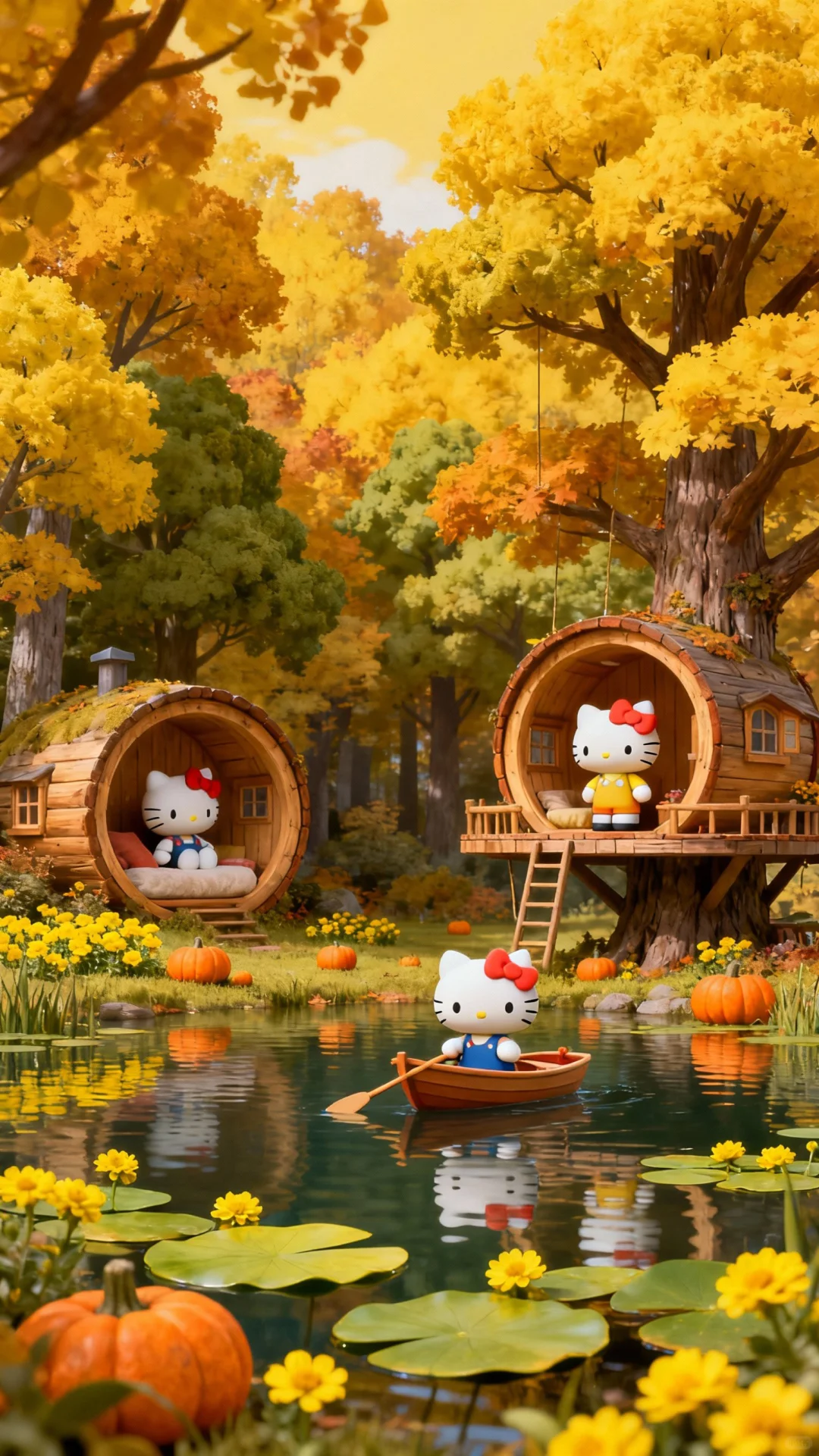 HelloKitty秋日童话壁纸