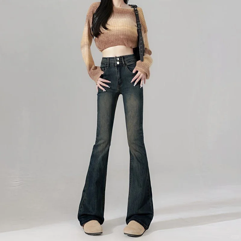 梨形本命喇叭裤！胯宽腿粗直接隐形✨