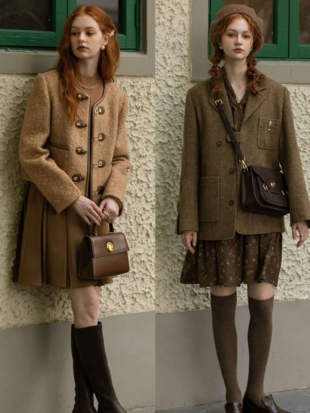 “🍁秋意渐浓”法式复古电影感穿搭｜MELLIIY